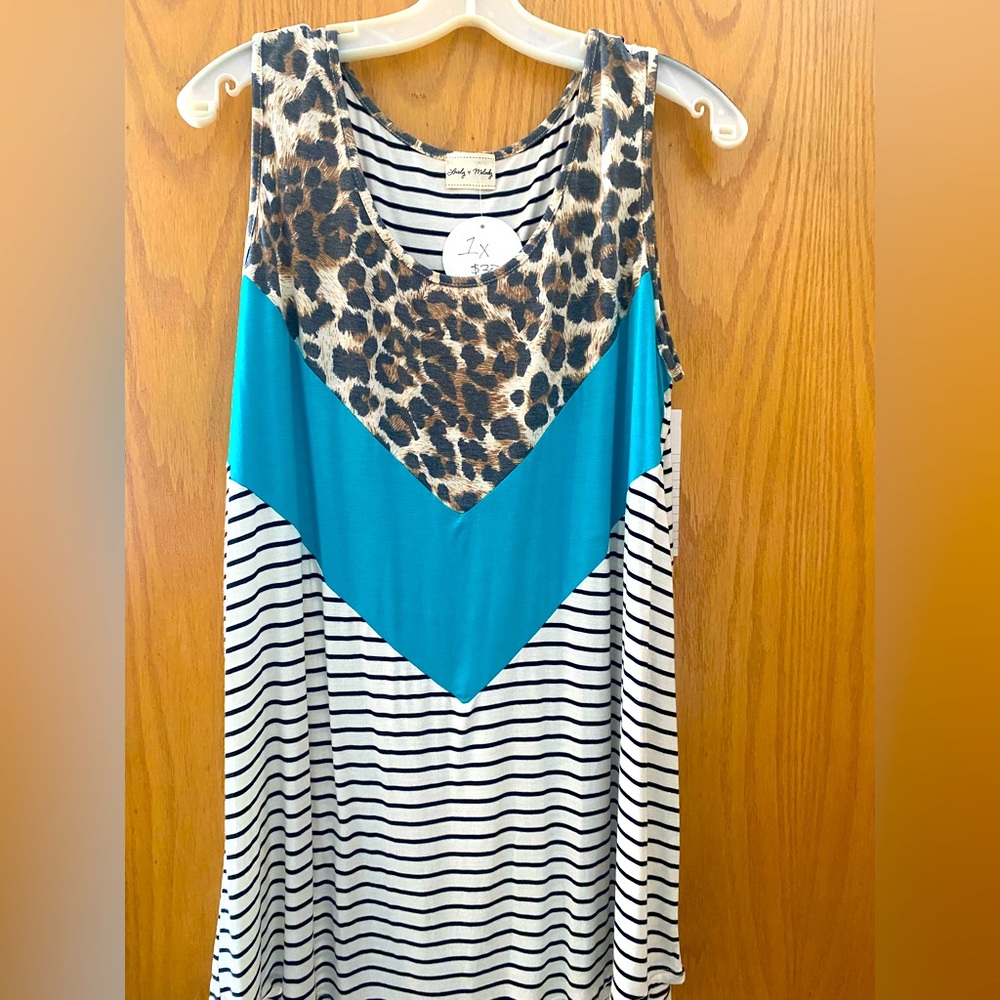 Women’s boutique tank top, brand new, size 1x